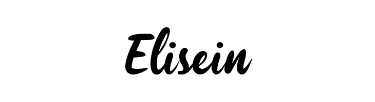 Elisein  Скачать бесплатные шрифты