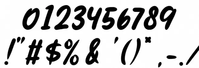 Elisein Font OTHER CHARS