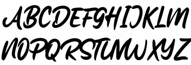 Elisein Font UPPERCASE