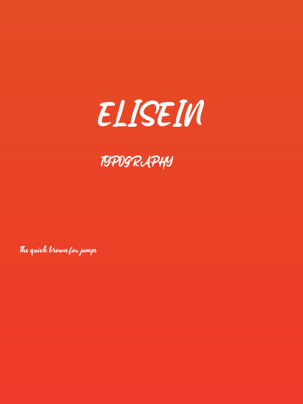 Elisein Poster