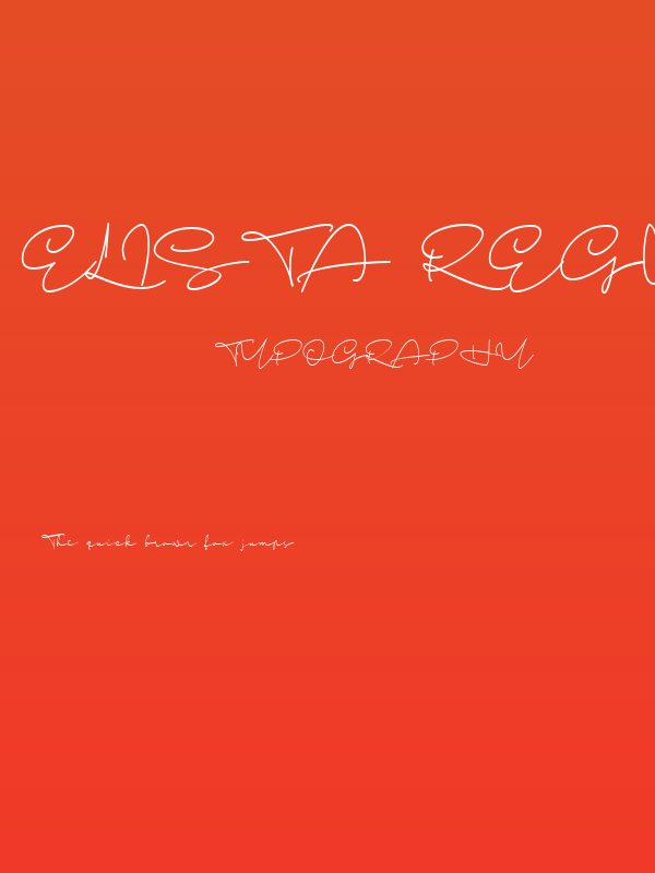 Elista Regular Poster