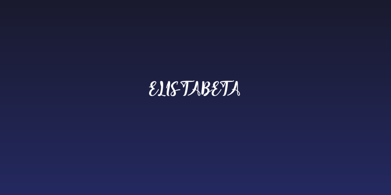 Elistabeta Social Header
