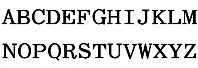 Elite Bold Schriftart Groß