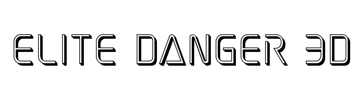 Elite Danger 3D  baixar fontes gratis