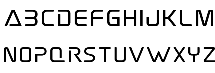 Elite Danger Bold Expanded Font LOWERCASE