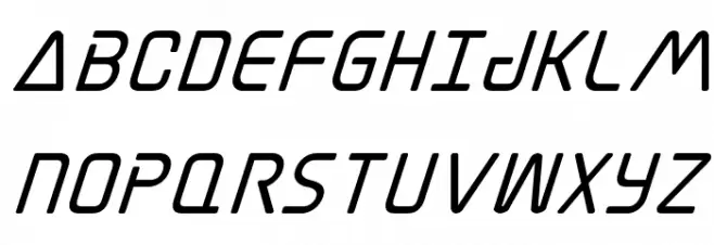 Elite Danger Bold Super-Italic Шрифта ВЕРХНИЙ