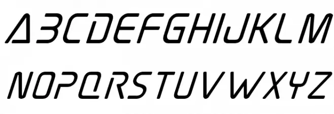 Elite Danger Bold Super-Italic Fuentes MINÚSCULAS