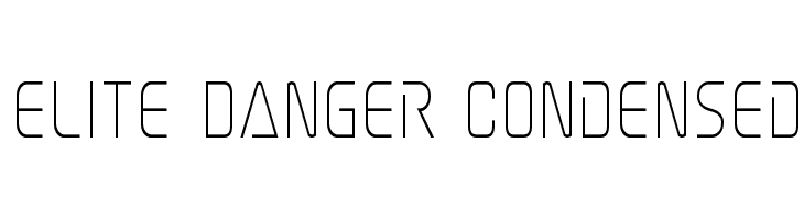 Elite Danger Condensed  لخطوط تنزيل