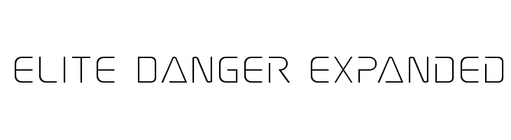 Elite Danger Expanded  Frei Schriftart Herunterladen