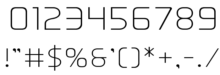 Expanded font