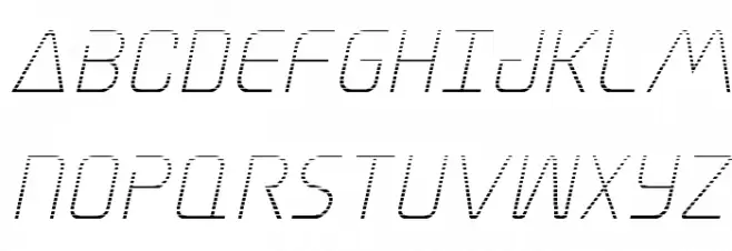Elite Danger Gradient Italic Fuentes MAYÚSCULAS