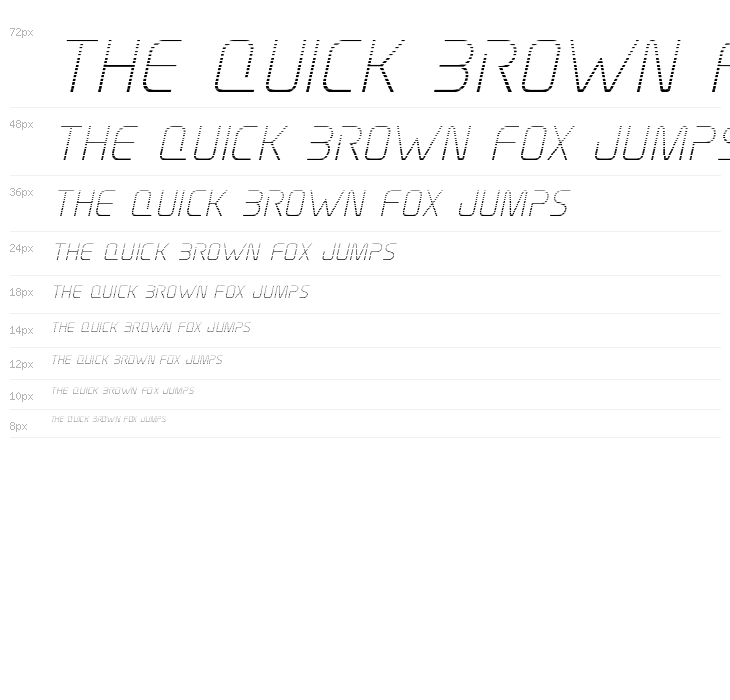 Elite Danger Gradient Italic Waterfall