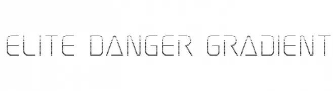 Elite Danger Gradient  Descarca Fonturi Gratis