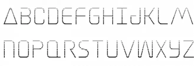 Elite Danger Gradient Font Litere mari
