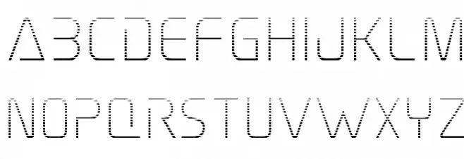Elite Danger Gradient Schriftart Kleinbuchstaben