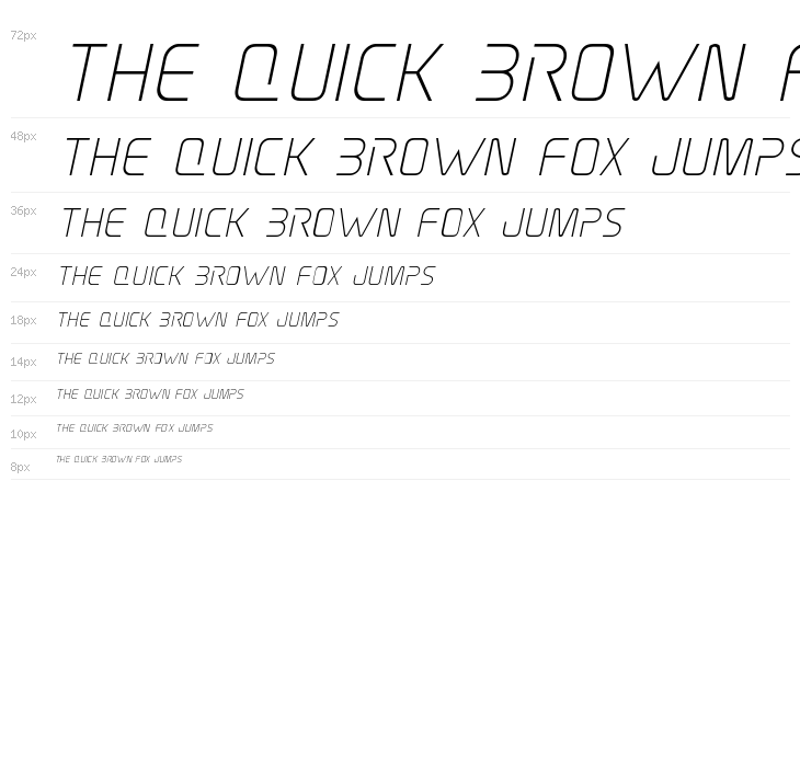 Elite Danger Italic Waterfall