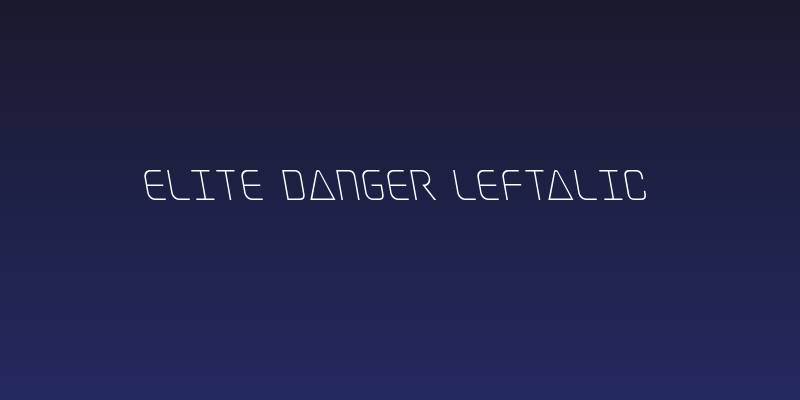 Elite Danger Leftalic Social Header