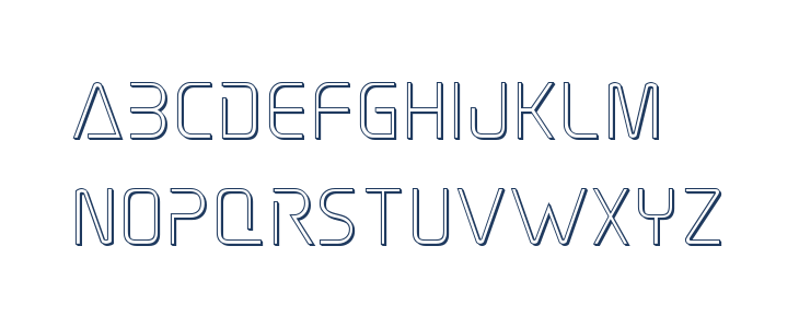 Elite Danger Outline Lowercase