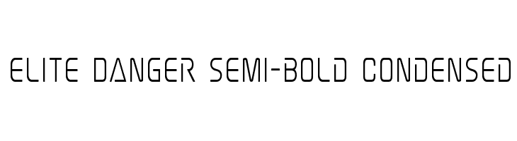 Elite Danger Semi-Bold Condensed  免费字体下载