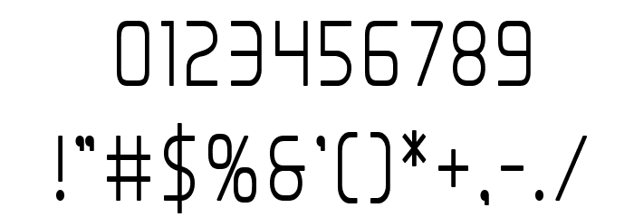 Elite Danger Semi-Bold Condensed Font OTHER CHARS