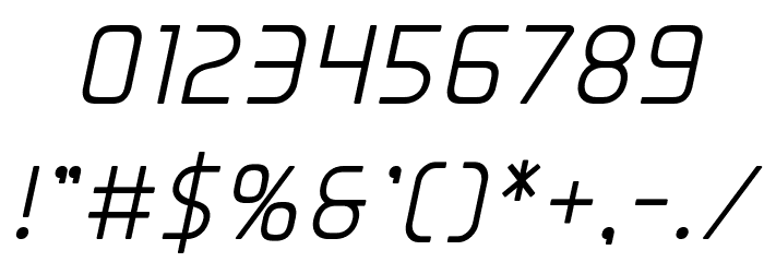 Elite Danger Semi-Bold Italic Font OTHER CHARS