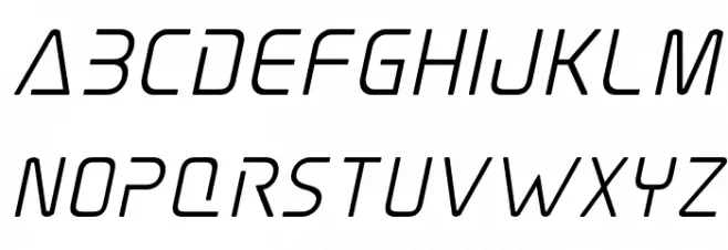 Elite Danger Semi-Bold Italic फ़ॉन्ट लोअरकेस