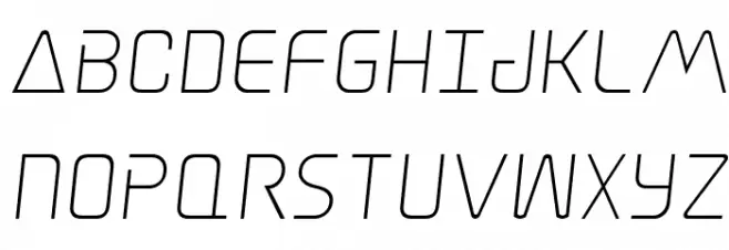 Elite Danger Semi-Italic Fonte MAIÚSCULAS