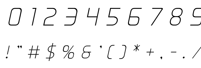 Elite Danger Title Italic Font OTHER CHARS