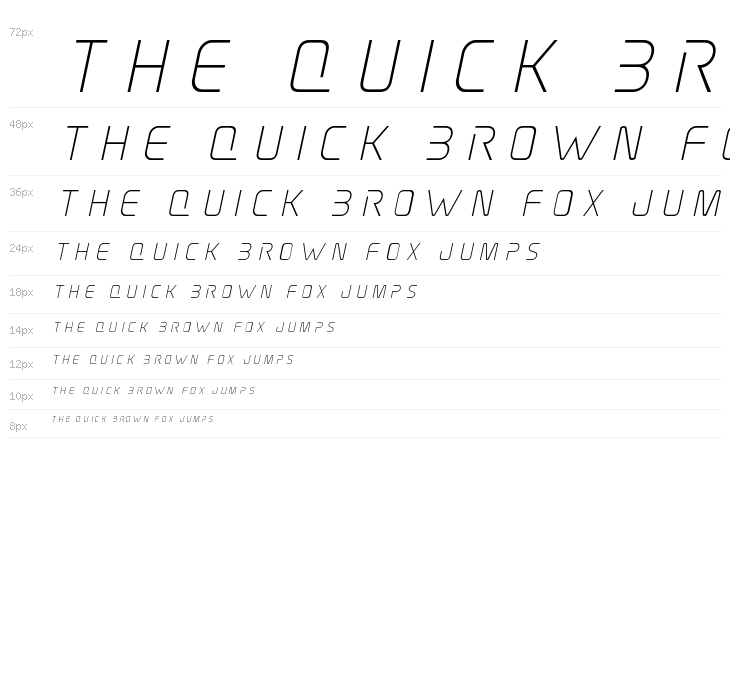 Elite Danger Title Italic Waterfall