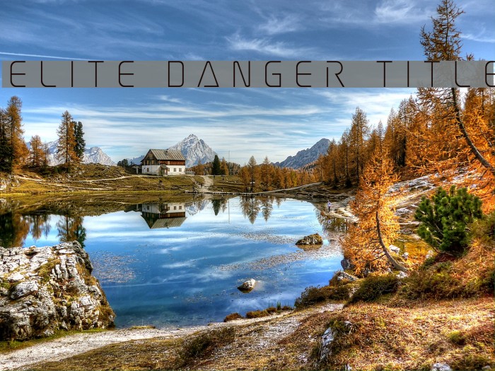 Elite Danger Title Example 3