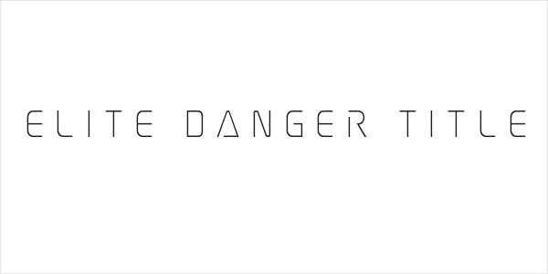 Elite Danger Title Logo
