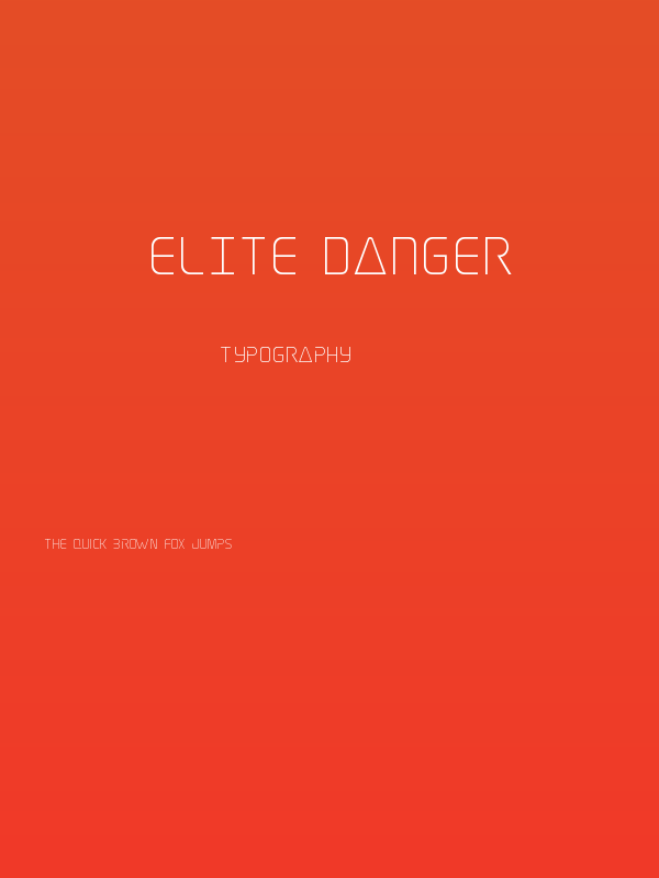 Elite Danger Poster