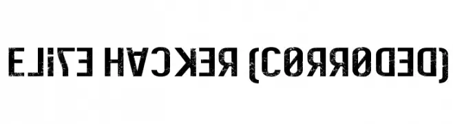 Elite Hacker (Corroded)  font caratteri gratis