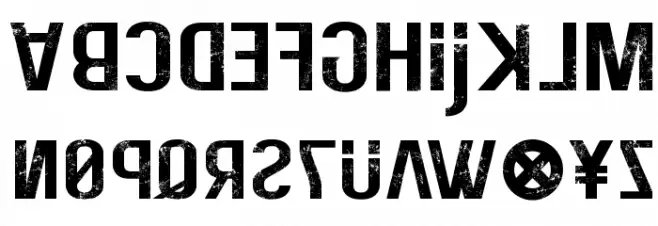 Elite Hacker (Corroded) Font LOWERCASE