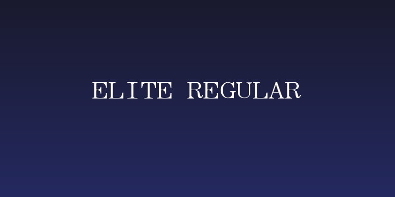 Elite Regular Social Header