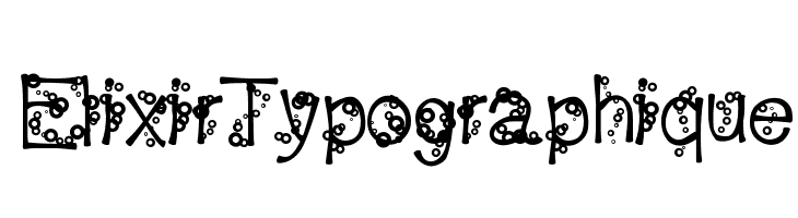 ElixirTypographique Fuentes
