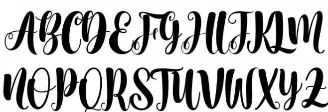Elizabella Schriftart Groß