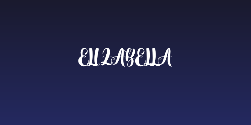 Elizabella Social Header