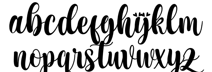 Elizabella Font LOWERCASE
