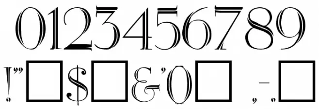 Elizabeth-ANN Font OTHER CHARS