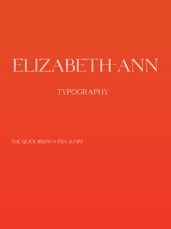 Elizabeth-ANN Poster