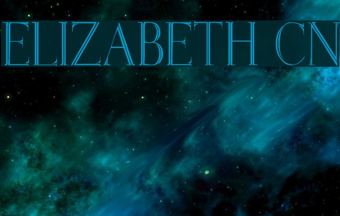Elizabeth Cn Font examples