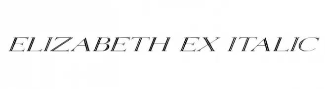 Elizabeth Ex Italic  नि: शुल्क फ़ॉन्ट्स डाउनलोड