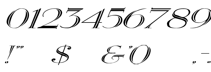 Elizabeth Ex Italic Caratteri ALTRI CARATTERI