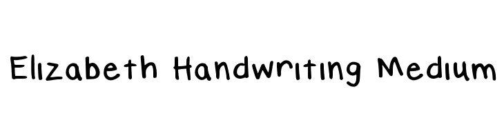 Elizabeth Handwriting Medium  Frei Schriftart Herunterladen