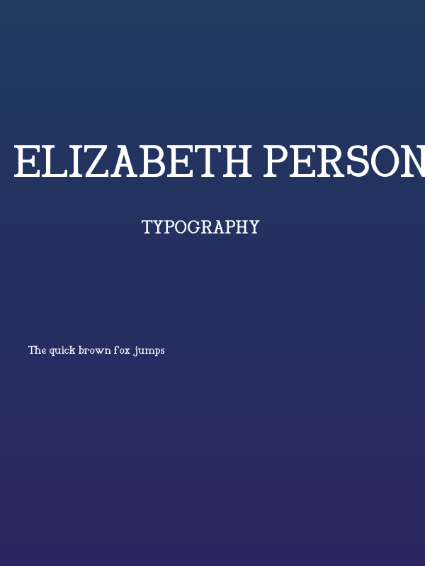Elizabeth PERSONAL USE ONLY! Poster