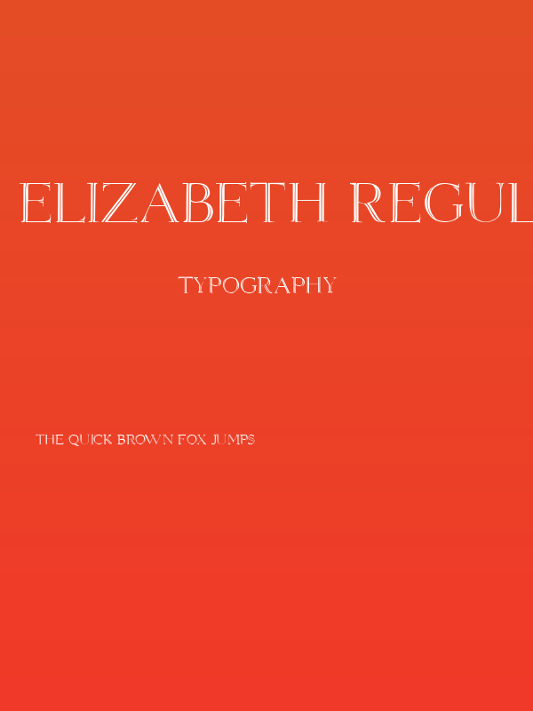 Elizabeth Regular Poster