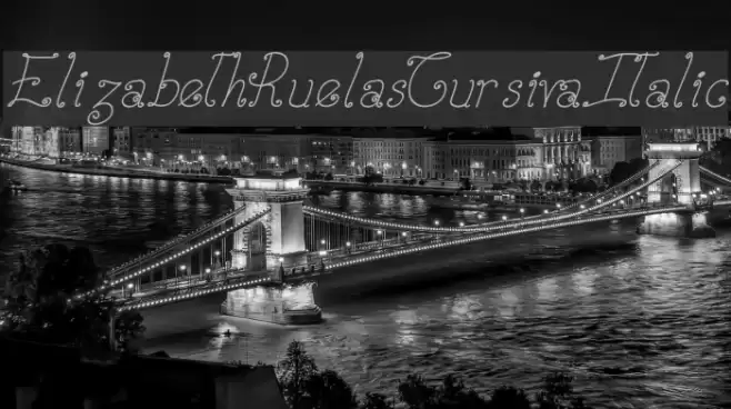 Elizabeth-Ruelas-Cursiva-Italic Font examples