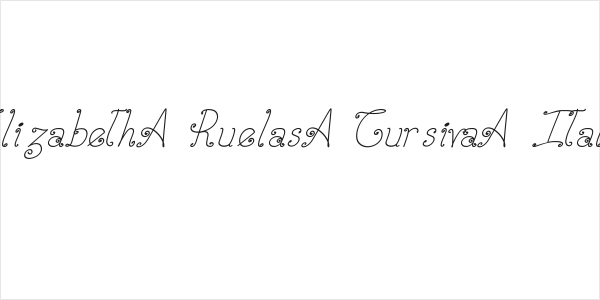 Elizabeth-Ruelas-Cursiva-Italic Logo