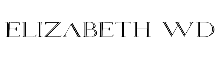 Elizabeth Wd  font caratteri gratis